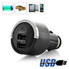 CVRL G351  Introducing the Mini Car Charger with Dual Port USB Simultaneous Charging for iPhone   iPad   