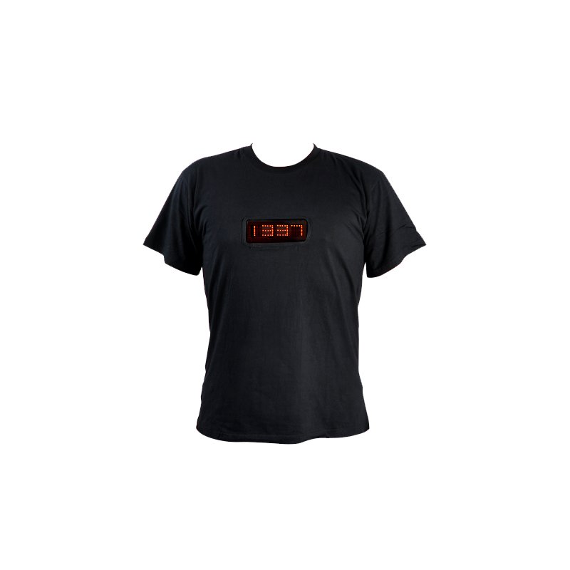 Medium LED Time and Message T-shirt