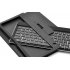 CVUD A130  Bluetooth Keyboard and Holder designed for iPad 2  iPad 3  Samsung Galaxy Tab  Asus Eee Pad  Xoom and other Android tablets for easy typing  