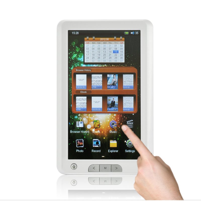 7inch Touch Screen Ebook Reader- Multifunction Wireless, Wifi Video Player