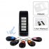 CVVO G383  Wireless Key Finder set with 1 Transmitter and 5 Receivers   the convenient  high tech solution to finding your keys  cell phone  and other small   