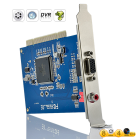 CVVY J69 2GEN  DVR card with 8 channel video input  4 channel audio input and a TV out   Turn your computer into a digital video recorder and capture live  