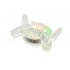 CVWQ G358  Add a colorful bite to your Christmas and New Year festivities with this Vampire Teeth Flashing Multicolor LED Mouthpiece  