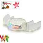 CVWQ G359  Add a colorful bite to your Christmas and New Year festivities with this LED Teeth Flashing Multicolor Mouthpiece  