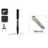 CVWR G355 N1  Benro Classic Aluminum Monopod with 4 Twist Lock Leg Sections to offer the ultimate in strength  lightweight  fast and reliable performance 