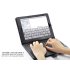 CVWX A112  Leather Case for iPad 2 with completely detachable Bluetooth Keyboard and built in rechargeable battery to offer you ultra typing comfort  