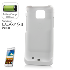 CVXF A123 White  4 4mm Ultra thin Backup Battery Power Pack Case for the top selling smartphone in the world   the Samsung Galaxy S2 i9100  Fits perfectly and  