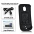 CVXF A132  Ultra thin Backup Battery Power Pack Case for the Samsung Galaxy Nexus I9250  The case is a perfect fit that not only protects your smartphone   