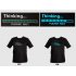 CVXL LT85 XL  Another clever Electro Luminescence T Shirt guaranteed to attract attention  Just how cool is this shirt  Thinking    please wait  It s awesome 