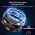 CX07 Cell Phone Cooler Mobile Phone Magnetic Radiator Cooling Fan Cell Phone Live Streaming Cooler 15W Semiconductor Radiator For Playing Games Watching Videos 