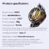 CX07 Cell Phone Cooler Mobile Phone Magnetic Radiator Cooling Fan Cell Phone Live Streaming Cooler 15W Semiconductor Radiator For Playing Games Watching Videos 