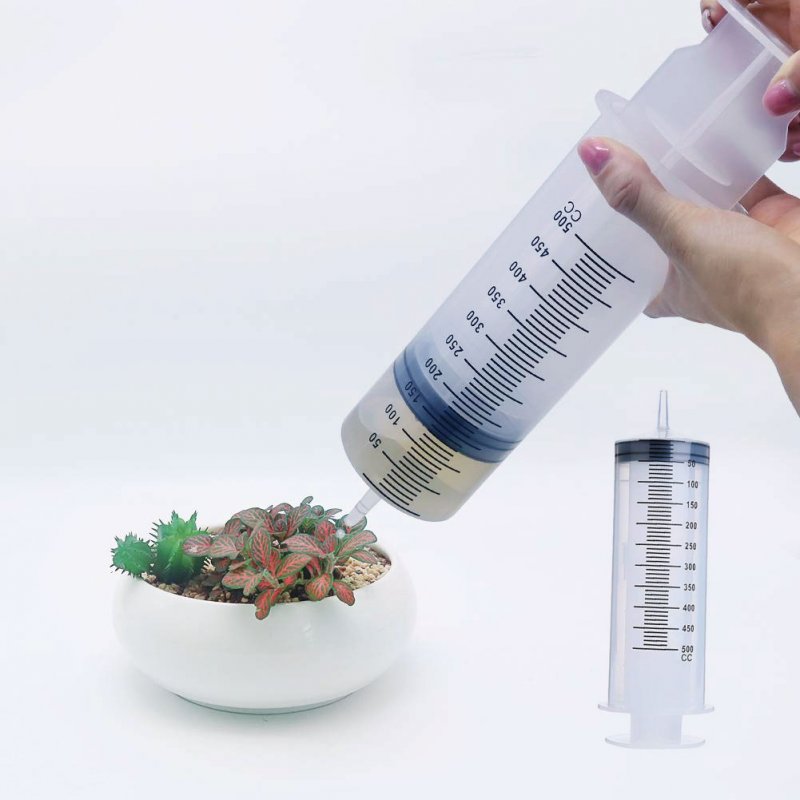 Multi-function Syringe Large Capacity Thick-mouthed Perfusion Function For Feeding Enema Oil Pumping Dispensing 500ml