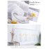Cabinet Curtain with Kapok Embroidery for Hallway Kitchen Decoration yellow 100   50CM