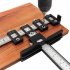 Cabinet Hardware Jig Tool Adjustable Punch Locator Wood Drilling Dowelling Guide For Doors Drawer Handles Knobs Installation black