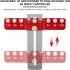 Cabinet Hardware Wedge Clamp Adjustable Cabinet Handle Hardware Template Tools with Drill Bits