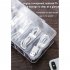 Cable Organizer Data Cable Storage Box   Management Belt Charging Power Line Earphone Fixed Rack For Home Office Cable organizer strap  10 pcs 