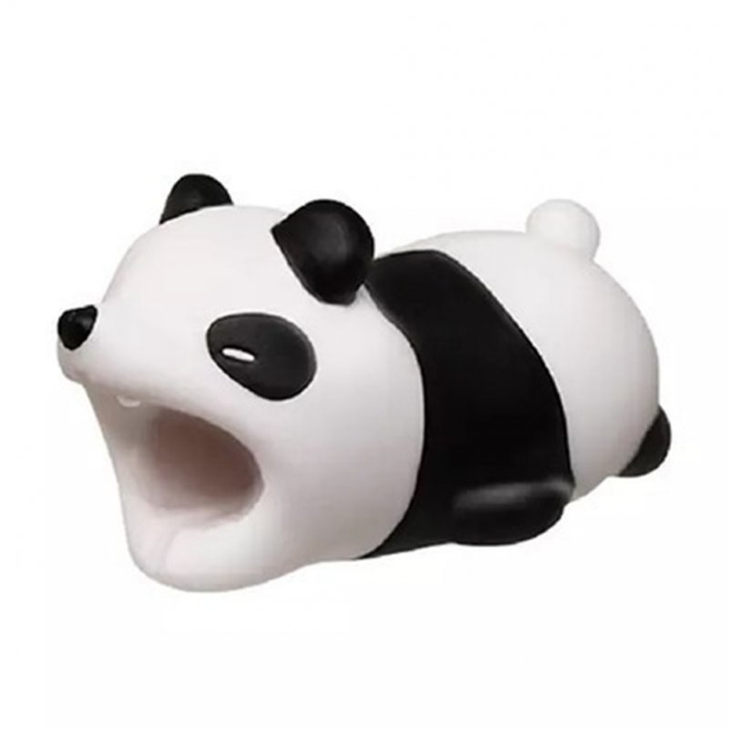 Cable Protector Sleeve Cute Animal Shape Protective Cover Case Anti-break Charging Data Line Organizer panda