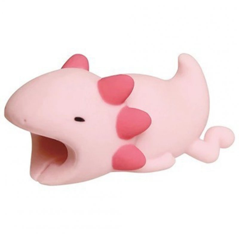 Cable Protector Sleeve Cute Animal Shape Protective Cover Case Anti-break Charging Data Line Organizer axolotl