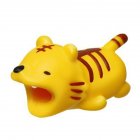 Cable Protector Sleeve Cute Animal Shape Protective Cover Case Anti-break Charging Data Line Organizer tiger