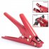 Cable Strap Tensioning Tool 45  Steel Wire Binding Cutting Fastening Cable Tie Electrical Cable Ties For 2 4 9mm Fasteners Fast Binding Cutting Off red