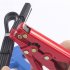 Cable Tie Tool With Hand Block Handle Adjusting Knob 45 High Carbon Steel Wire Binding Cutting Fastening Cable Tie Tool For Cables And Wires red