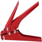 Cable Tie Tool With Hand Block Handle Adjusting Knob 45 High Carbon Steel Wire Binding Cutting Fastening Cable Tie Tool For Cables And Wires red