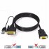 Cabledeconn 2M DVI 24 1 DVI D Male to VGA Male Adapter Converter Cable for PC DVD Monitor HDTV With USB