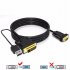 Cabledeconn 2M DVI 24 1 DVI D Male to VGA Male Adapter Converter Cable for PC DVD Monitor HDTV Without USB
