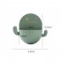 Cactus Shape Drain Household Soap  Dish Wall mounted Bathroom Free Punch Soap Box Case Container Dark green