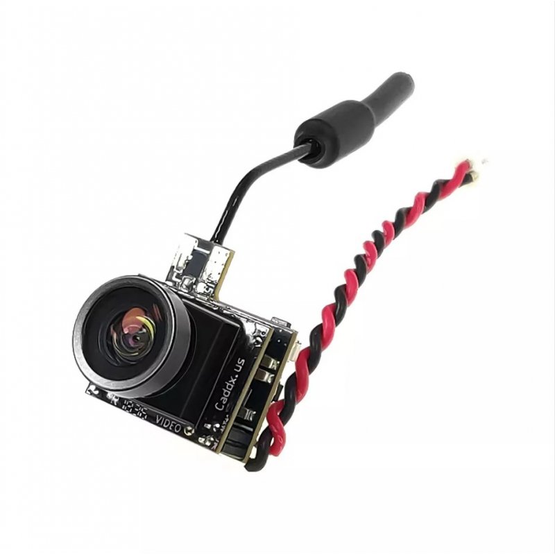 Caddx Beetle V1 5.8Ghz 48CH 25mW CMOS 800TVL 170 Degree Mini FPV Camera AIO LED Light for RC Drone NTSC 4:3