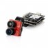 Caddx Tarsier 4K 30fps 1200TVL Dual Lens Super WDR WiFi Mini FPV Camera HD Recording DVR Dual Audio OSD for RC Racing Drone red