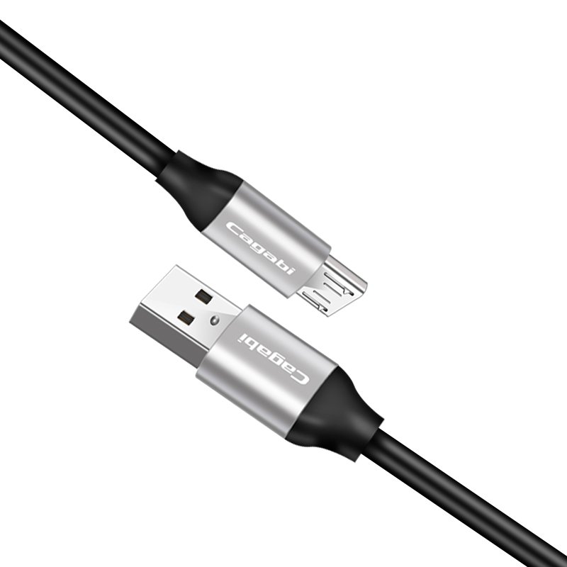 Cagabi T1 Micro USB Cable (5PCS Silver)