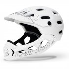 Cairbull ALLCROSS Mountain Cross-country Bicycle Full Face Helmet Extreme Sports Safety Helmet white_M/L (56-62CM)