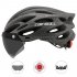 Cairbull Helmet Ultralight Off road Mountain Bike Cycling Helmet with Removable Visor Taillight black M   L  54 61CM 