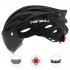 Cairbull Helmet Ultralight Off road Mountain Bike Cycling Helmet with Removable Visor Taillight Carbon M   L  54 61CM 