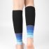 Calf Compression Sleeves Elastic Legs Pain Relief Sleeves Comfortable Footless Socks For Running Fitness Cycling Gradual blue
