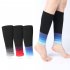 Calf Compression Sleeves Elastic Legs Pain Relief Sleeves Comfortable Footless Socks For Running Fitness Cycling Gradual blue