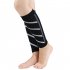 Calf Compression Sleeves Running Support Recovery Improve Blood Circulation For Shin Splint Men Women 240 pin bright stripe orange