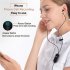 Call Recording Headset Voice Record Mobile Phone Call Video Audio Record Earphone Phone Headset for Android IPhone White