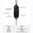 Call Recording Headset Voice Record Mobile Phone Call Video Audio Record Earphone Phone Headset for Android IPhone White