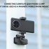 Camera Anti Slide 360  Rotary Conversion Clip Backpack Strap Mount Clamp Holder Compatible For Action4 GO3 Insta 360 Cameras black