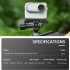 Camera Anti Slide 360  Rotary Conversion Clip Backpack Strap Mount Clamp Holder Compatible For Action4 GO3 Insta 360 Cameras black