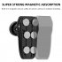 Camera Anti Slide 360  Rotary Conversion Clip Backpack Strap Mount Clamp Holder Compatible For Action4 GO3 Insta 360 Cameras black