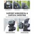 Camera Anti Slide 360  Rotary Conversion Clip Backpack Strap Mount Clamp Holder Compatible For Action4 GO3 Insta 360 Cameras black