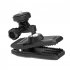 Camera Anti Slide 360  Rotary Conversion Clip Backpack Strap Mount Clamp Holder Compatible For Action4 GO3 Insta 360 Cameras black