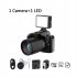Camera Camcorder 4K Ultra HD Recording Camera Cam 16X Digital Zoom Clear IR Night Vision Cameras Professional WiFi Camera With Filling Light For Photographer Ca