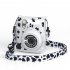 Camera Case Scratch Resistant Crystal Storage Protective Cover With Straps Sticker Compatible For Instax Mini 12 transparent suit 1