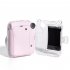 Camera Case Scratch Resistant Crystal Storage Protective Cover With Straps Sticker Compatible For Instax Mini 12 transparent suit 1