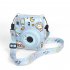 Camera Case Scratch Resistant Crystal Storage Protective Cover With Straps Sticker Compatible For Instax Mini 12 transparent suit 1