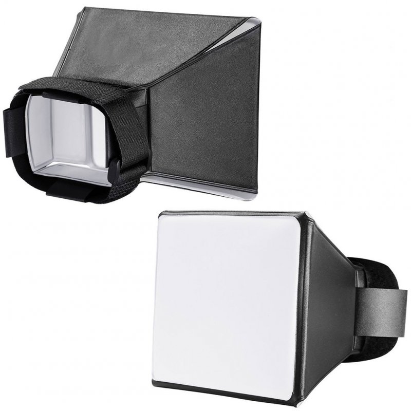 Camera Flash Cover Universal External Soft Cover Top Flash Portable Softbox Black